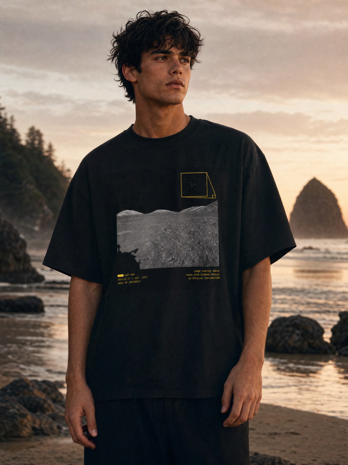 APOLLO 17 TEE / FRONT PRINT